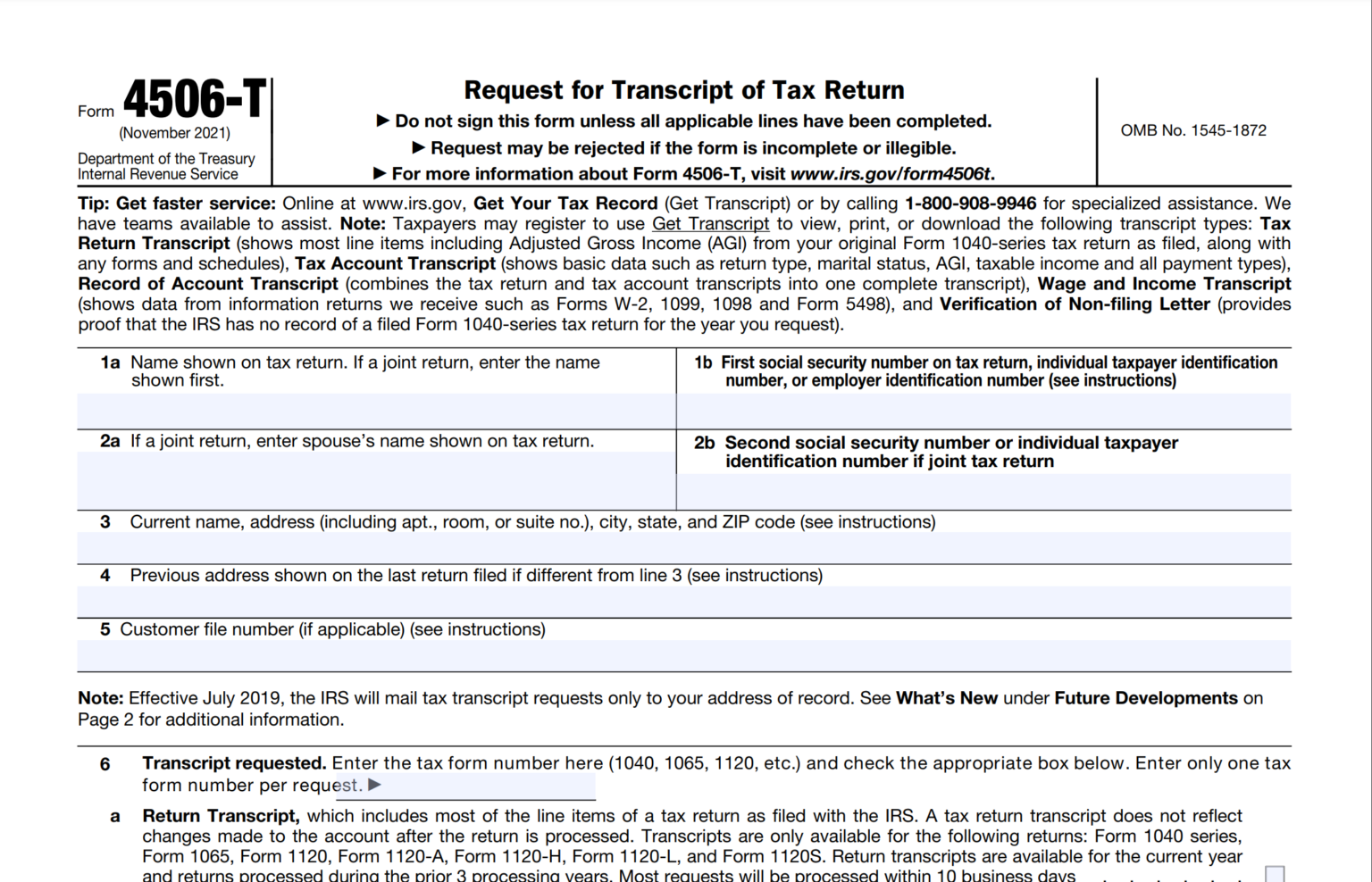 4506-t-form-2023-request-for-transcript-of-tax-return