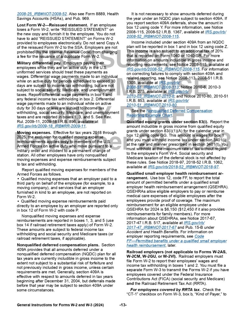 W2 Form 2024, Wage and Tax Statement IRS Tax Forms 2024