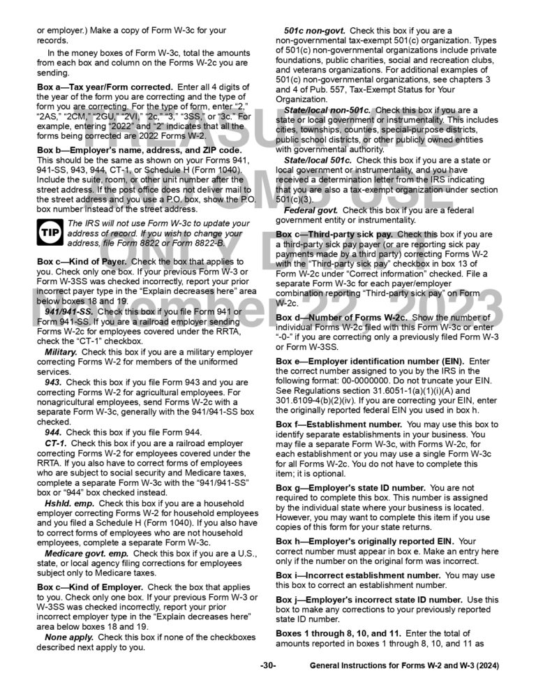 W2 Form 2024, Wage and Tax Statement IRS Tax Forms 2024