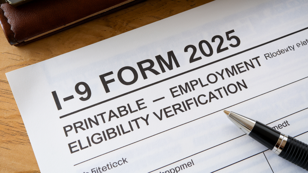 I-9 Form 2025