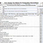 IRS Form 1120-C - U.S. Income Tax Return for Cooperative Associations