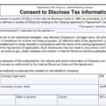 IRS Form 15674 - Consent to Disclose Tax Information