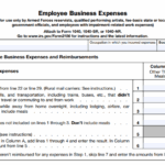 IRS Form 2106 - Employee Business Expenses