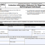 IRS Form 433-A (OIC) - Collection Information Statement for Wage Earners and Self-Employed Individuals