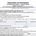 IRS Form 4562 - Depreciation and Amortization (Including Information on Listed Property)