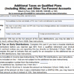 IRS Form 5329 - Additional Taxes on Qualified Plans (Including IRAs) and Other Tax-Favored Accounts