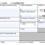 IRS Form 5498-QA - ABLE Account Contribution Information
