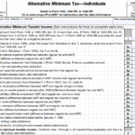 IRS Form 6251 - Alternative Minimum Tax - Individuals