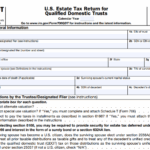 IRS Form 706-QDT - U.S. Estate Tax Return for Qualified Domestic Trusts