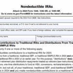 IRS Form 8606 - Nondeductible IRAs