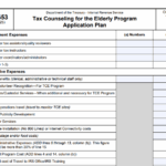 IRS Form 8653 - Tax Counseling for the Elderly Program Application Plan