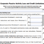 IRS Form 8810 - Corporate Passive Activity Loss and Credit Limitations
