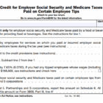 IRS Form 8846 - Credit for Employer Social Security and Medicare Taxes Paid on Certain Employee Tips