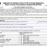 IRS Form 8868 - Application for Extension of Time To File an Exempt Organization Return or Excise Taxes Related to Employee Benefit Plans
