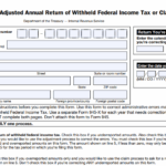 IRS Form 945-X - Adjusted Annual Return of Withheld Federal Income Tax or Claim for Refund