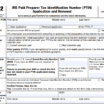 IRS Form W-12 - IRS Paid Preparer Tax Identification Number (PTIN) Application and Renewal