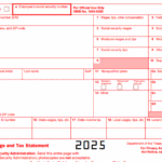 IRS Form W-2 - Wage and Tax Statement