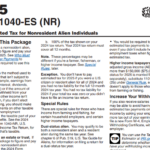 IRS Form 1040-ES (NR) - U.S. Estimated Tax for Nonresident Alien Individuals