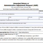 IRS Form 1065-X - Amended Return or Administrative Adjustment Request (AAR)