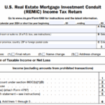 IRS Form 1066 - U.S. Real Estate Mortgage Investment Conduit (REMIC) Income Tax Return