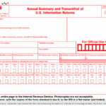 IRS Form 1096 - Annual Summary and Transmittal of U.S. Information Returns