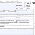 IRS Form 1098-C - Contributions of Motor Vehicles, Boats, and Airplanes