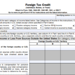 IRS Form 1116 - Foreign Tax Credit (Individual, Estate, or Trust)