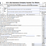 IRS Form 1120-L - U.S. Life Insurance Company Income Tax Return