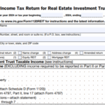 IRS Form 1120-REIT - U.S. Income Tax Return for Real Estate Investment Trusts
