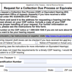 IRS Form 12153 - Request for a Collection Due Process or Equivalent Hearing