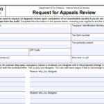 IRS Form 12203 - Request for Appeals Review