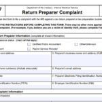 IRS Form 14157 - Return Preparer Complaint