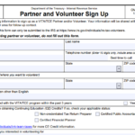 IRS Form 14310 - Partner and Volunteer Sign Up