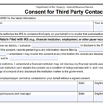 IRS Form 2624 - Consent for Third Party Contact