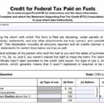 IRS Form 4136 - Credit for Federal Tax Paid On Fuels
