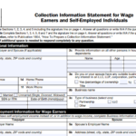 IRS Form 433-A - Collection Information Statement for Wage Earners and Self-Employed Individuals