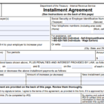 IRS Form 433-D - Installment Agreement