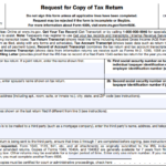 IRS Form 4506 - Request for Copy of Tax Return