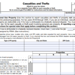 IRS Form 4684 - Casualties and Thefts