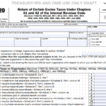 IRS Form 4720 - Return of Certain Excise Taxes Under Chapters 41 and 42 of the Internal Revenue Code