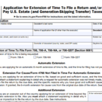 IRS Form 4768 - Application for Extension of Time To File a Return and/or Pay U.S. Estate (and Generation-Skipping Transfer) Taxes