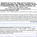 IRS Form 4852 - Substitute for Form W-2, Wage and Tax Statement, or Form 1099-R, Distributions From Pensions, Annuities, Retirement or Profit-Sharing Plans, IRAs, Insurance Contracts, etc.