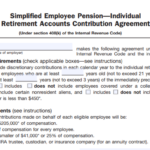 IRS Form 5305-SEP - Simplified Employee Pension - Individual Retirement Accounts Contribution Agreement