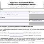 IRS Form 5558 - Application for Extension of Time to File Certain Employee Plan Returns