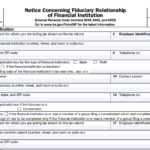 IRS Form 56-F - Notice Concerning Fiduciary Relationship of Financial Institution