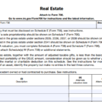 IRS Form 706 (Schedule A) - Real Estate
