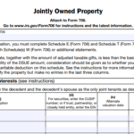 IRS Form 706 (Schedule E) - Jointly Owned Property