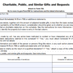 IRS Form 706 (Schedule O) - Charitable, Public, and Similar Gifts and Bequests