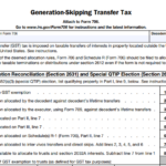 IRS Form 706 (Schedule R) - Generation-Skipping Transfer Tax