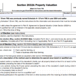 IRS Form 706 (Schedule T) - Section 2032A Property Valuation